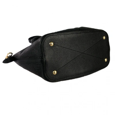 Pre-owned Louis Vuitton Mazarine Black Leather Handbag