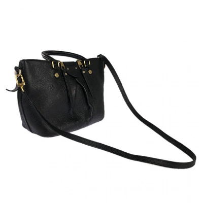 Pre-owned Louis Vuitton Mazarine Black Leather Handbag