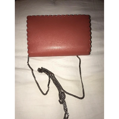 Pre-owned Fendi Demi Jour  Red Leather Handbag