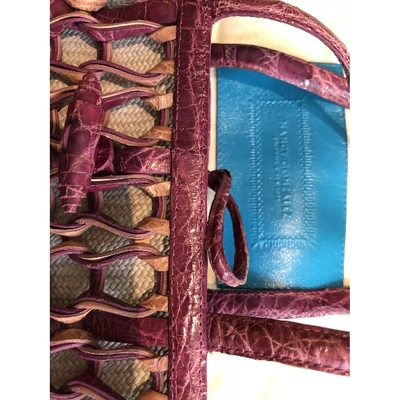 Pre-owned Nancy Gonzalez Purple Crocodile Handbag