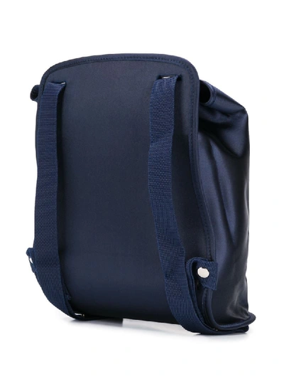 Pre-owned Hermes 2000s  Exhibition Japan Limited "voyage En Terre D'etoiles" Backpack In Blue