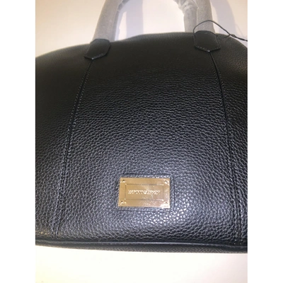 Pre-owned Emporio Armani Black Leather Handbag