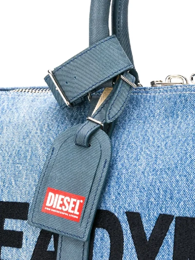 Shop Diesel Red Tag Readymade Holdall In Blue