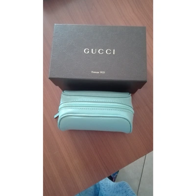 Pre-owned Gucci Leather Vanity Case In Other