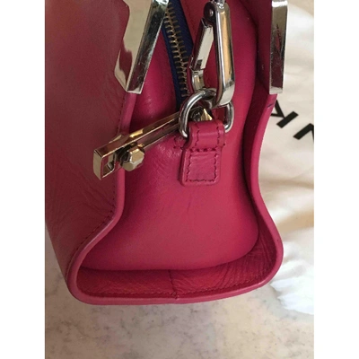 Pre-owned Pinko Leather Crossbody Bag In Pink