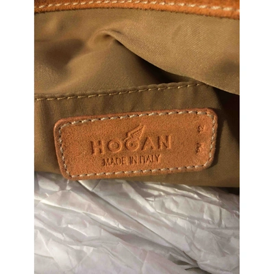 Pre-owned Hogan Leather Handbag In Orange