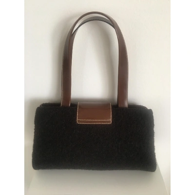 Pre-owned Bulgari Brown Wool Handbag
