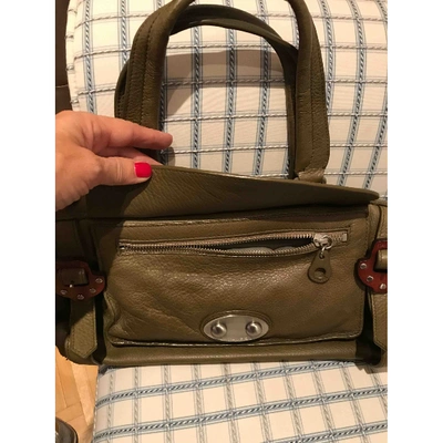 Pre-owned Cacharel Leather Handbag In Khaki