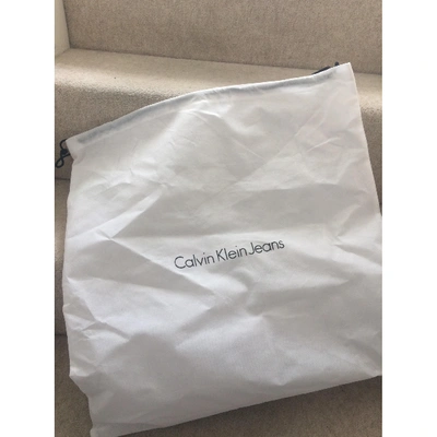 Pre-owned Calvin Klein Beige Handbag