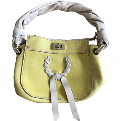 Pre-owned Nina Ricci Leather Handbag In Yellow