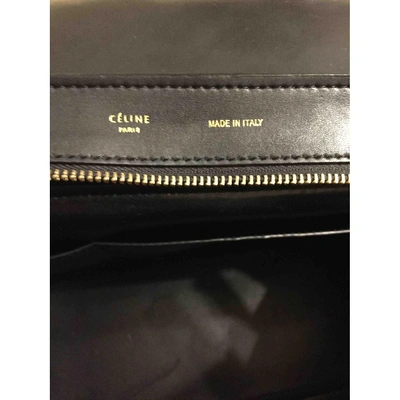 CELINE Pre-owned Trapèze Leather Handbag In Black