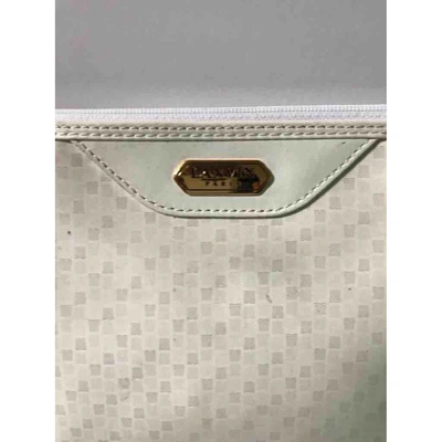 Pre-owned Lanvin Cloth Travel Bag In White