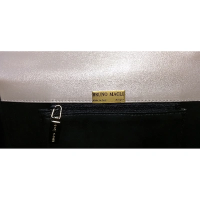 Pre-owned Bruno Magli Beige Leather Handbag