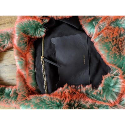 Pre-owned Dries Van Noten Multicolour Faux Fur Handbag