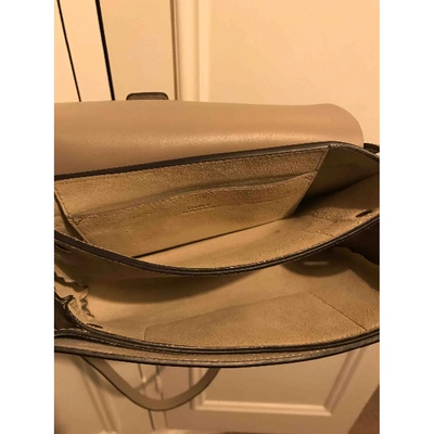 Pre-owned Chloé Faye Grey Suede Handbag