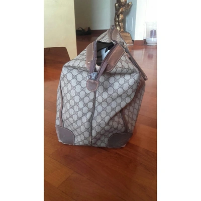Pre-owned Gucci Cloth Travel Bag In Pattern