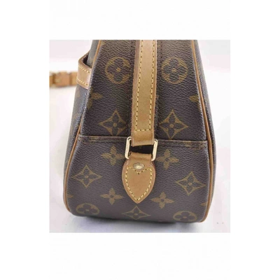 Pre-owned Louis Vuitton Cloth Crossbody Bag In Brown