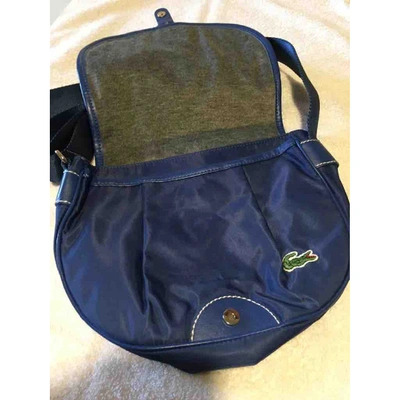 Pre-owned Lacoste Crossbody Bag In Blue