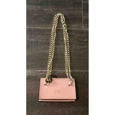 Pre-owned Zac Posen Pink Leather Handbag