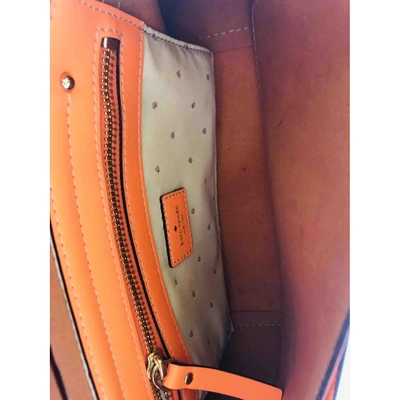 Pre-owned Kate Spade Leather Bag In Orange