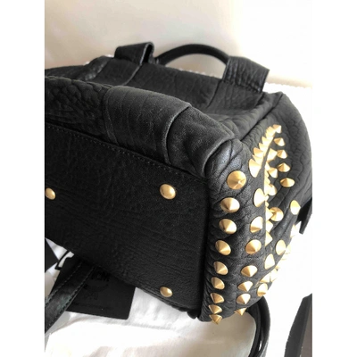 Pre-owned Mcm Leather Crossbody Bag In Black