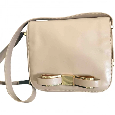 Pre-owned Ted Baker Leather Crossbody Bag In Camel