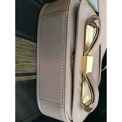 Pre-owned Ted Baker Leather Crossbody Bag In Camel