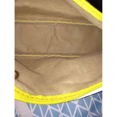 Pre-owned Adidas Originals Leather Handbag In Yellow
