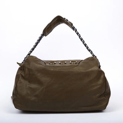 Pre-owned Balenciaga Khaki Leather Handbag