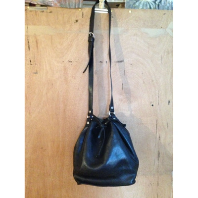 Pre-owned Il Bisonte Leather Bag In Black