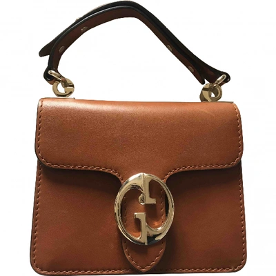 Pre-owned Gucci 1973 Camel Leather Handbag
