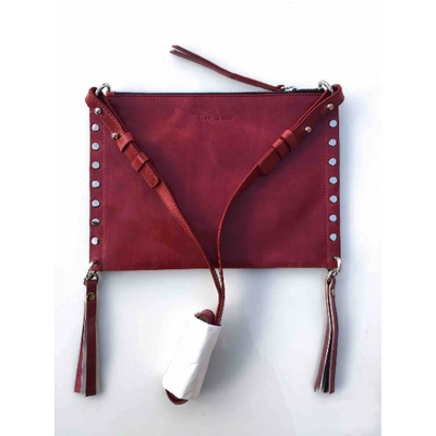Pre-owned Isabel Marant Burgundy Leather Handbag