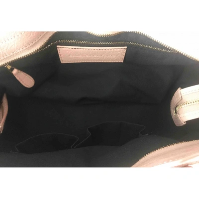 Pre-owned Balenciaga Part Time Pink Leather Handbag