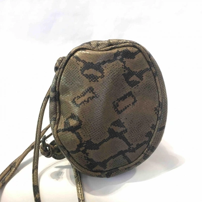 Pre-owned Moschino Leather Backpack In Other