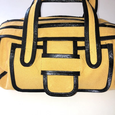 Pre-owned Pierre Hardy Yellow Cloth Handbag