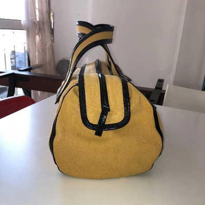 Pre-owned Pierre Hardy Yellow Cloth Handbag