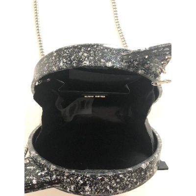 Pre-owned Karl Lagerfeld Handbag In Anthracite