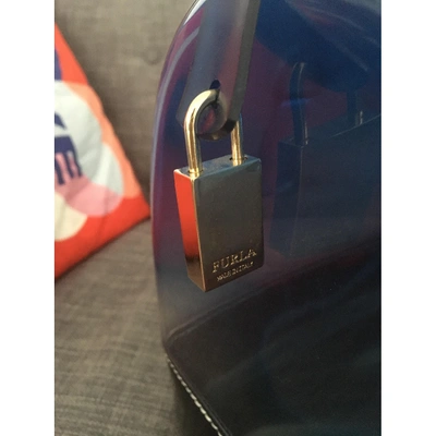 Pre-owned Furla Candy Bag Blue Handbag