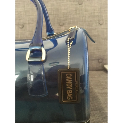 Pre-owned Furla Candy Bag Blue Handbag