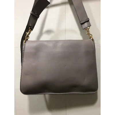 Pre-owned Jw Anderson Pierce Handbag In Grey