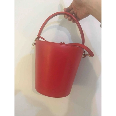 Pre-owned Cafuné Red Leather Handbag