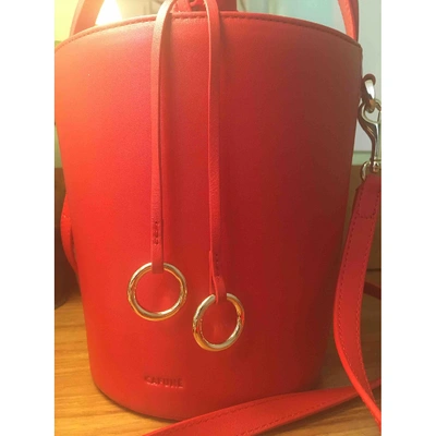 Pre-owned Cafuné Red Leather Handbag