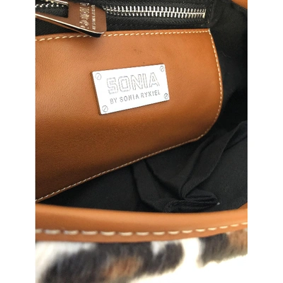 Pre-owned Sonia By Sonia Rykiel Brown Faux Fur Handbag