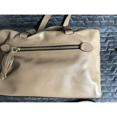 Pre-owned Fratelli Rossetti Beige Leather Handbag