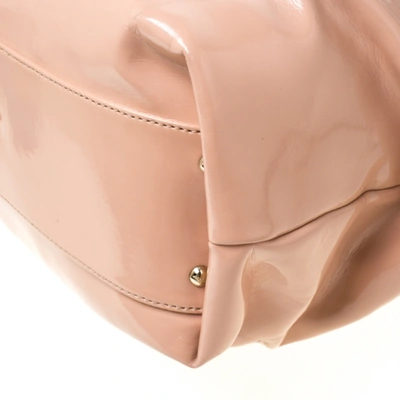 Pre-owned Emporio Armani Pink Patent Leather Handbag