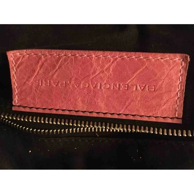 Pre-owned Balenciaga Day  Leather Crossbody Bag In Pink