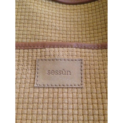 Pre-owned Sessun Brown Leather Handbag