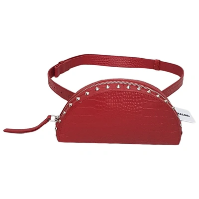 Pre-owned House Of Holland Red Leather Clutch Bag