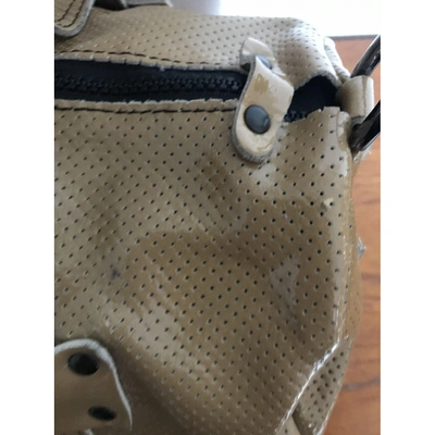 Pre-owned Stephane Verdino Camel Patent Leather Handbag