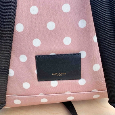 Pre-owned Saint Laurent Backpack In Pink